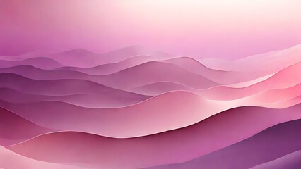 Abstract pink and purple layered mountains suitable for backgrounds, digital art projects, travelthemed designs, and naturethemed graphics.
