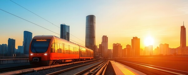 Real estate project near a major railway station, showcasing the seamless connection to regional and national transport networks