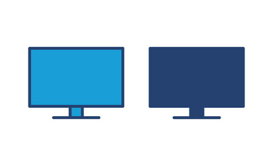 Tv icon vector. television icon vector