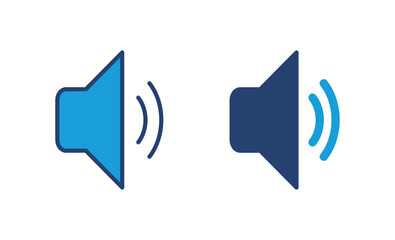 Speaker icon vector. volume icon vector. loudspeaker icon vector. sound symbol