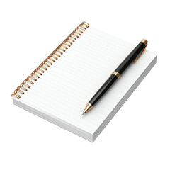 cartoon of A notepad used by a journalist. on transparent background