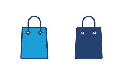 Shopping bag icon vector. shopping icon vector