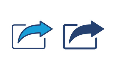 Share icon vector. Sharing vector icon