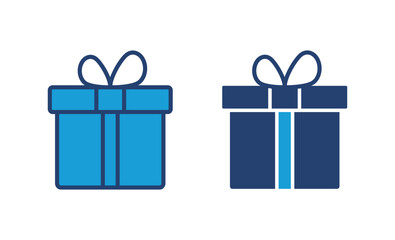Gift icon vector. gift vector icon. birthday gift