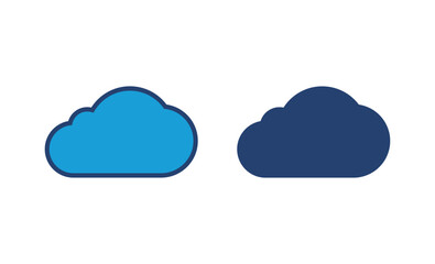 cloud icon vector. cloud vector icon
