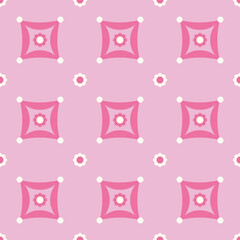 Seamless pattern floral tile botanical simple modern repeat wallpaper design ornament