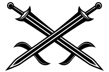 Crossing swords and battle axe collection, Sword and axe icon
