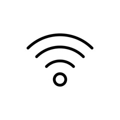 Wifi icon vector illustration. signal sign trendy style illustration for web and app on white background..eps