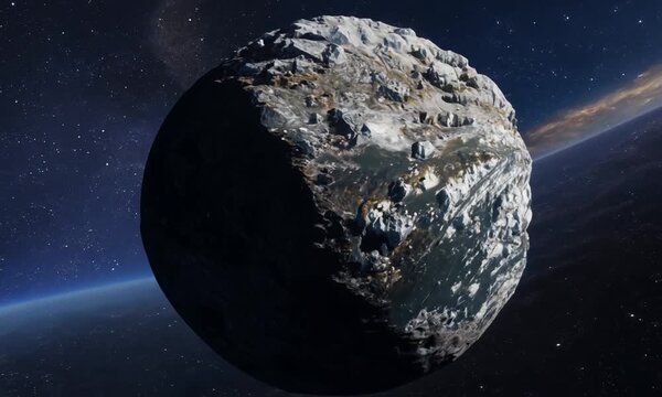 Animated Asteroid Field