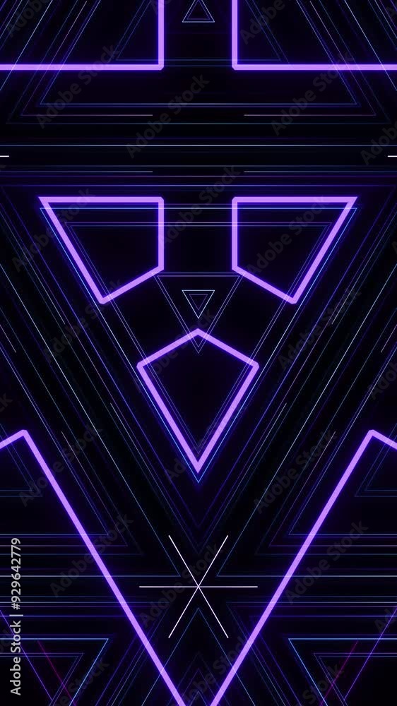 Canvas Prints abstract retro cyber laser digital colorful with glowing neon lights technology background.