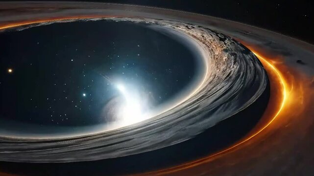 black hole that swallows the universe
