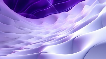 Fototapeta premium 3d rendering of White and purple abstract geometric background. Scene for advertising, technology, showcase, banner, game, sport, cosmetic, business, metaverse. Sci-Fi Illustration. Product display