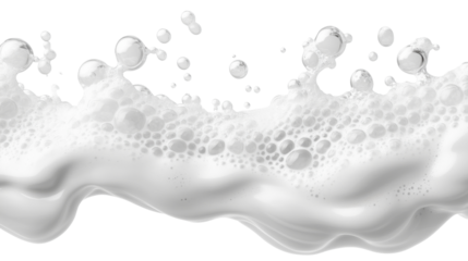 milk splash isolated on white