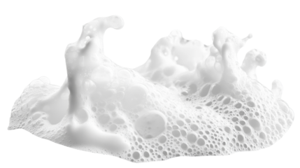 milk splash isolated on white