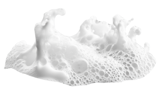 milk splash isolated on white