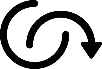 Rounded Filled Arrow Icon