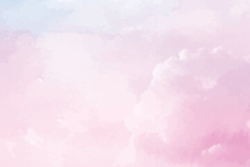 Watercolor pastel abstract background