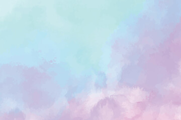 Fototapeta premium Watercolor pastel abstract background