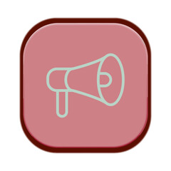 Megaphone icon template