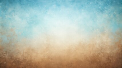Obraz premium Soft pastel blue and brown gradient background with subtle texture noise effect, pastel, blue, brown, gradient, background