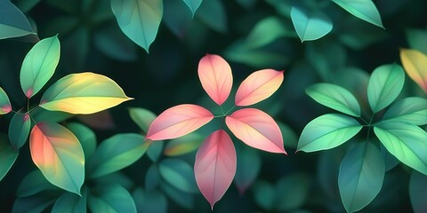 background with leaves