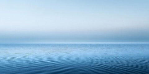 Obraz premium Calm Blue Ocean Water Background - Abstract, Minimalist, Nature Photography