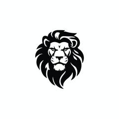 Fototapeta premium Lion head logo animal vector template illustration