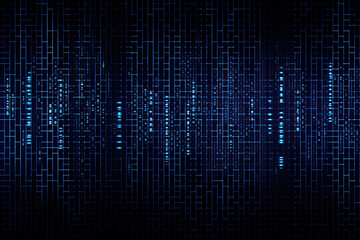 Obraz premium generated illustration of digital binary encrypted code matrix background