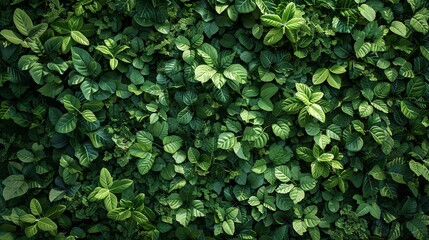 Obraz premium Seamless Green forest floor, fall leaf texture for wall and floor tile background tile.