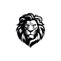 Fototapeta premium Lion head logo animal vector template illustration