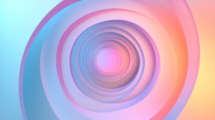 Abstract Colorful Spiral