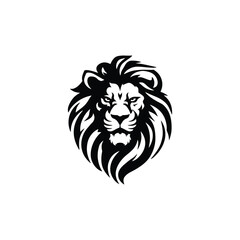 Fototapeta premium Lion head logo animal vector template illustration