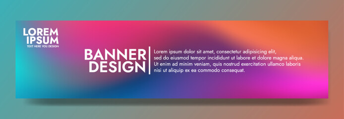 Enhance your visuals with this sleek and contemporary abstract mesh blur banner, ideal for social media and ads