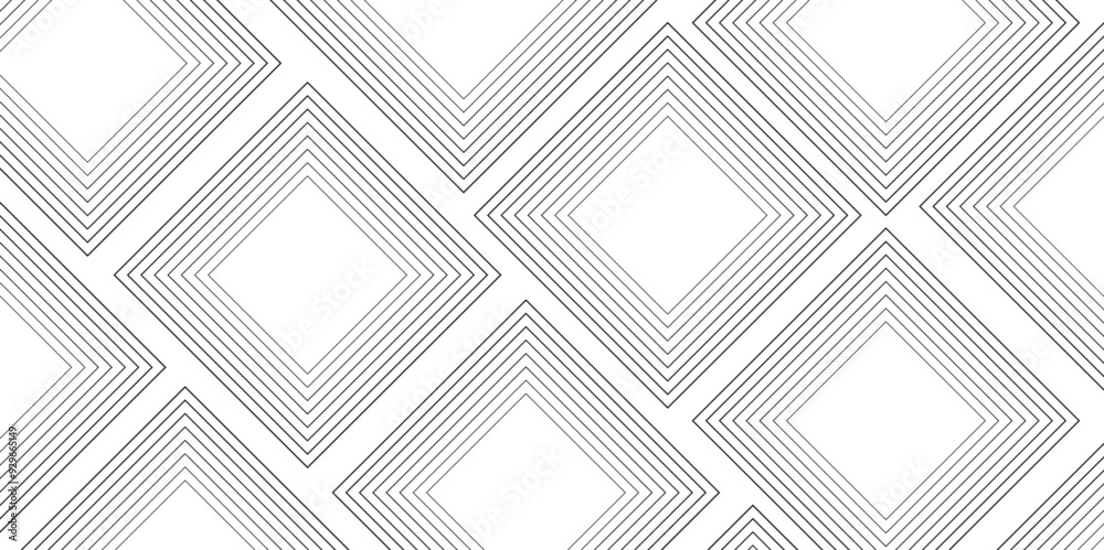 Poster Vector digital art diagonal striped then square Stylish Seamless pattern on white background. modern Creative Design use for book, notebook and calendar covers. high quality textile design, vector.