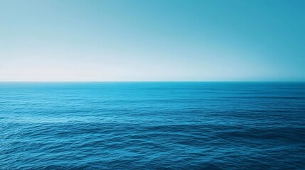 Obraz premium Ocean View Photo - Blue Water Horizon