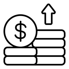 Economic Growth line icon.svg