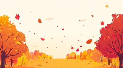 Autumn theme wallpaper