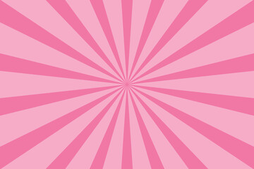 Vintage swirl background. Twisted pink background. Abstract geometric sunburst background. 