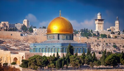 Obraz premium Al-Aqsa Mosque: An Icon of Devotion