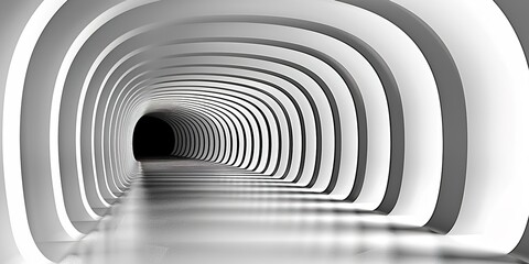 light tunnel of light