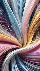 The Ethereal Weave of Luminous Threads The Multi-Dimensional Explosion of Light and Color in a Shimmering Paint Display