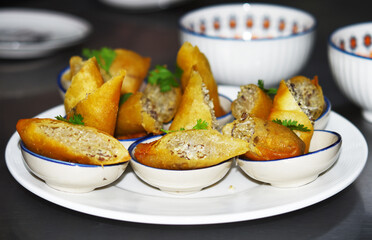 Delicious spring rolls filled with pork, vegetables and glass noodles.