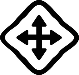 Rounded Filled Arrow Icon