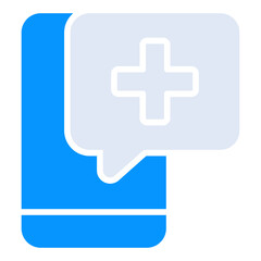 Obraz premium Counseling glyph duo tone icon