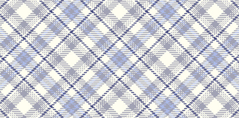 Vector checkered pattern. Tartan, textured seamless twill for flannel shirts, duvet covers, other autumn winter textile mills. Vector Format