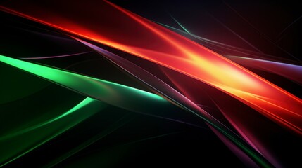 Abstract digital artwork featuring flowing lines in vibrant colors.