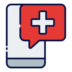 Obraz premium Counseling filled line icon