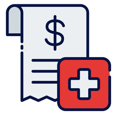 Obraz premium Payment filled line icon