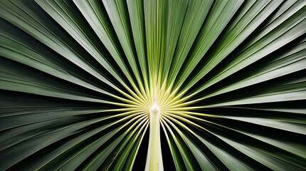 Fototapeta premium Plant shaped green leaf abstract background
