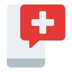 Obraz premium Counseling flat icon